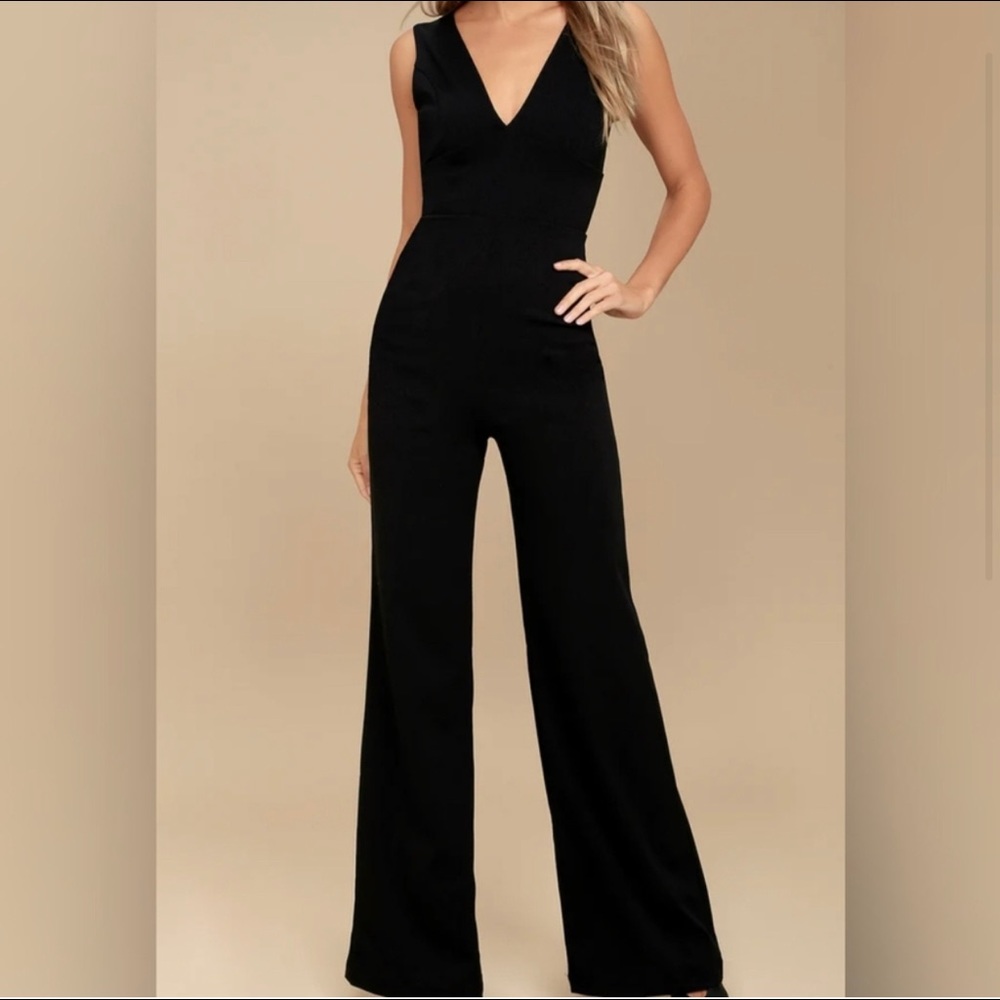 Lulu's Ready For It Black Jumpsuit